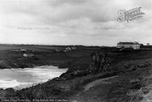 Photo of Mullion, Polurrian Cove From Cliff Walk c.1955