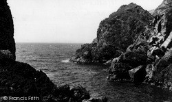 Rocks At The Cove c.1955, Mullion