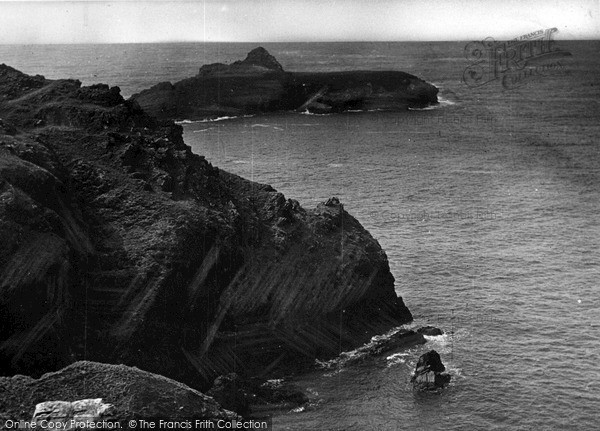 Photo of Mullion, The Cliffs c.1955