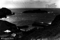 The Cove From North c.1955, Mullion