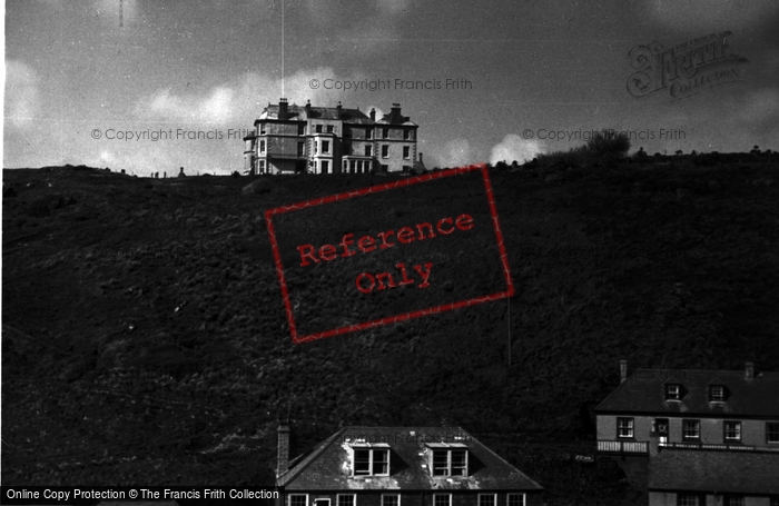 Photo of Mullion, The Hotel From Cove c.1955