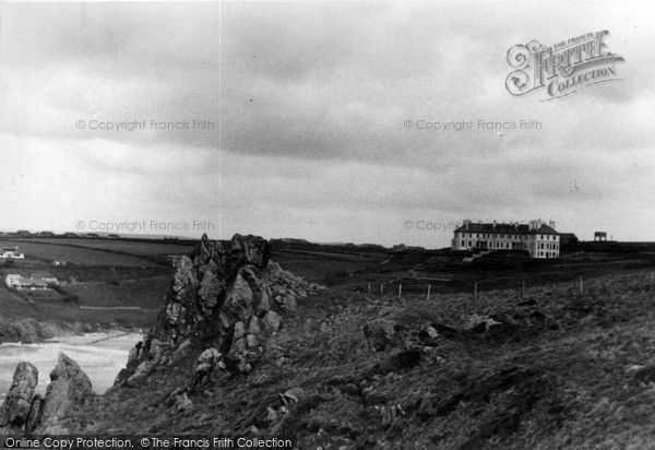 Photo of Mullion, The Rocks And Polurrian Hotel c.1955