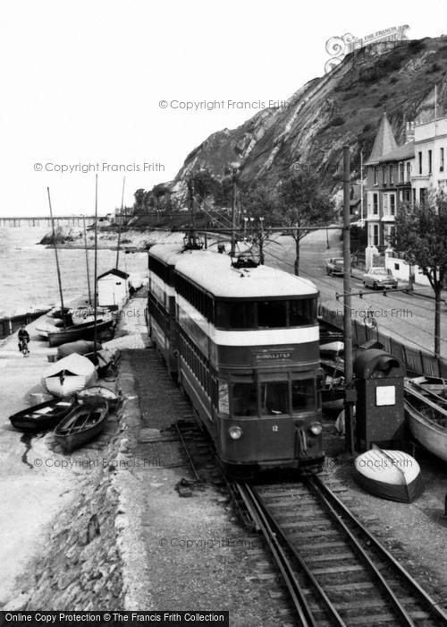 Photo of Mumbles, Seafront Trams c.1960