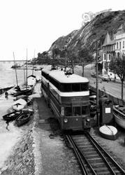 Mumbles, Seafront Trams c.1960, Mumbles, The