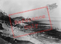 Mumbles, The Beach And Lighthouse c.1935, Mumbles, The