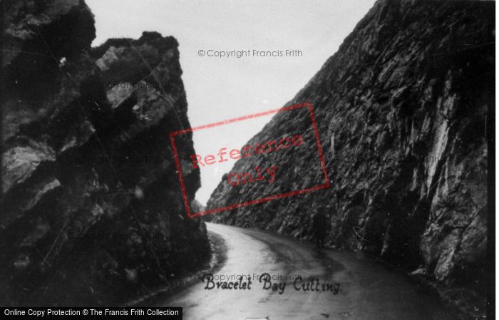 Photo of Mumbles, The Bracelet Bay Cutting c.1950