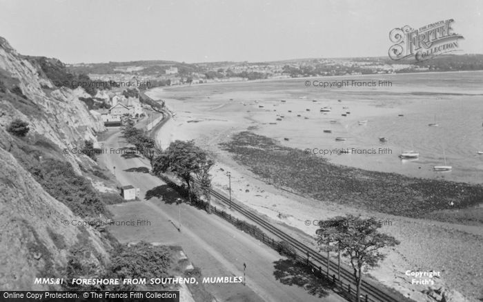 Photo of Mumbles, The Foreshore From Southend c.1960