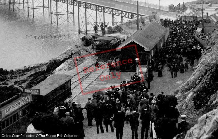 Photo of Mumbles, The Pier Station 1898