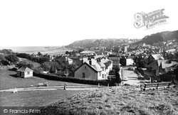 Mumbles, View From Oystermouth Castle c.1955, Mumbles, The