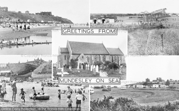 Photo of Mundesley, Composite c.1955
