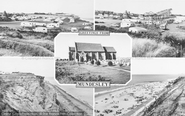 Photo of Mundesley, Composite c.1960