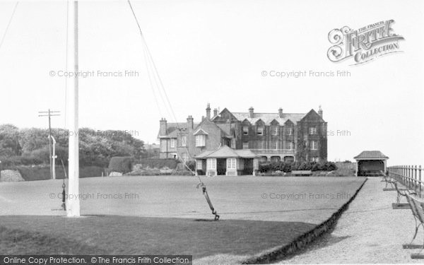 Photo of Mundesley, Manor Hotel And The Promenade c.1955