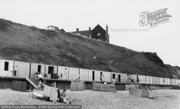 Photo of Mundesley, Manor Hotel From The Beach c.1965