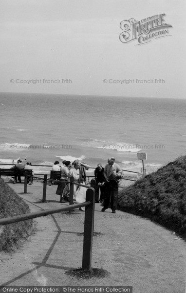 Photo of Mundesley, The Beach Approach c.1960