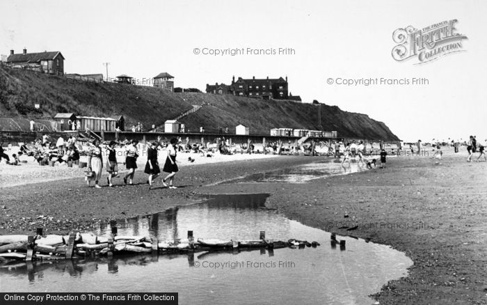 Photo of Mundesley, The Beach c.1955