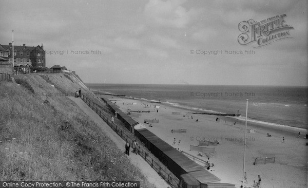 Photo of Mundesley, The Beach c.1955