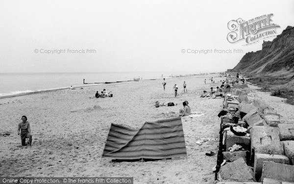 Photo of Mundesley, The Beach c.1960