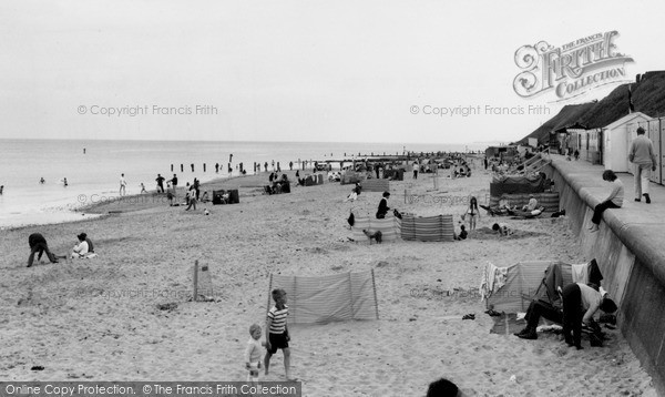 Photo of Mundesley, The Beach c.1965