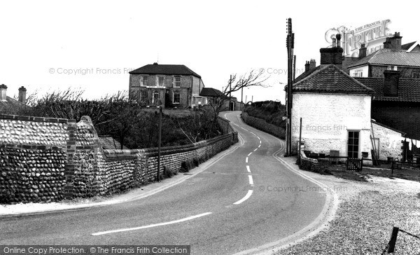 Photo of Mundesley, The Coast Road c.1955