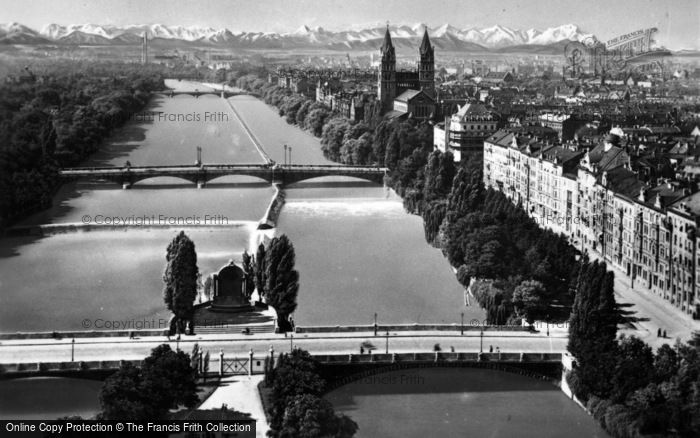 Photo of Munich, River Isar c.1935