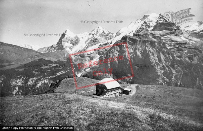 Photo of Murren, Allmendhubel, Eiger, Monch And Jungfrau c.1935