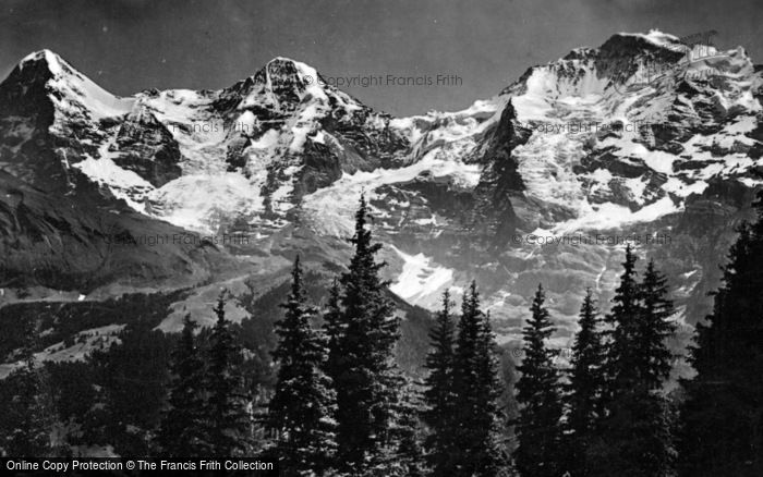Photo of Murren, Eiger, Monch And Jungfrau c.1930