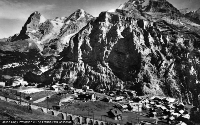 Photo of Murren, Eiger, Monch And Jungfrau c.1930