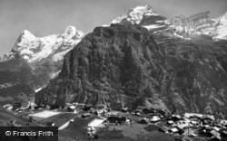 Eiger, Monch And Jungfrau c.1935, Murren
