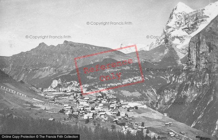 Photo of Murren, Mannlichen, Wetterhorn And Eiger c.1935