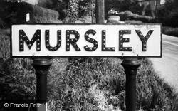 The Village Sign c.1955, Mursley
