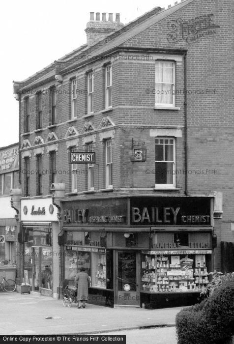 Photo of Muswell Hill, A Chemist's And A Launderette c.1960