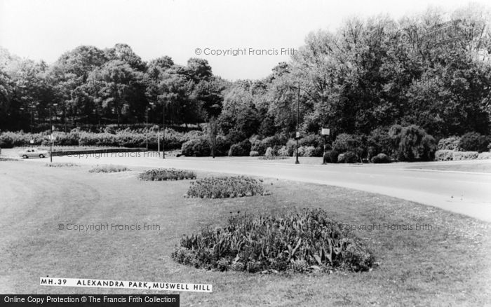 Photo of Muswell Hill, Alexandra Park c.1965