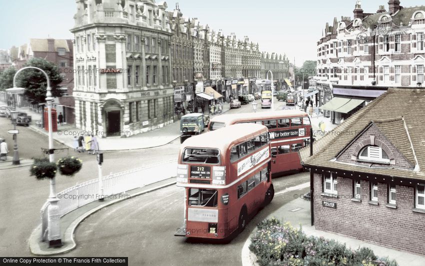Muswell Hill, The Broadway c1965