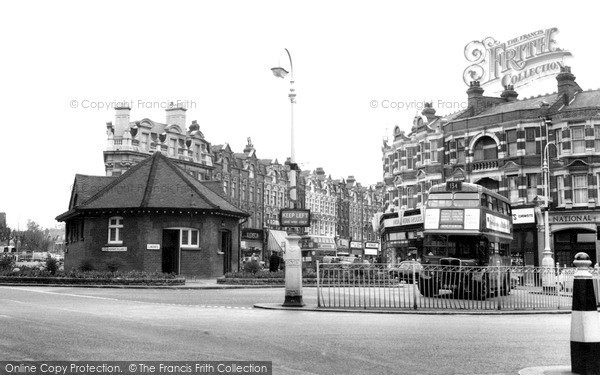 Photo of Muswell Hill, The Bus Terminus c.1965