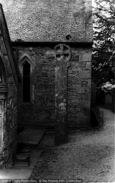 Photo of Mylor, The Ancient Cross c.1960