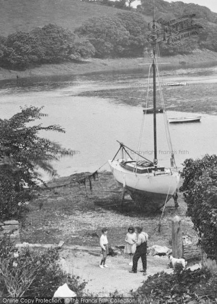 Photo of Mylor, The Creek, Sailing Boat 1930