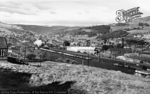 Photo of Mytholmroyd, General View From Scout Road c.1955