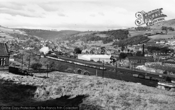 Photo of Mytholmroyd, General View From Scout Road c.1955
