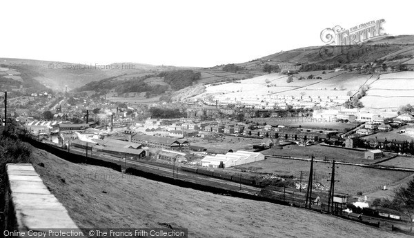 Photo of Mytholmroyd, View From Scout Road c.1955