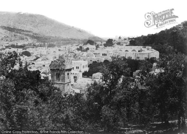 Photo of Nablus, The Ancient Shechem 1857