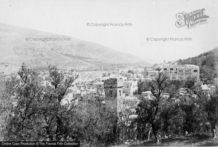 Nablus, the Ancient Shechem c1867 Photo of Nablus, The Ancient Shechem c.1867