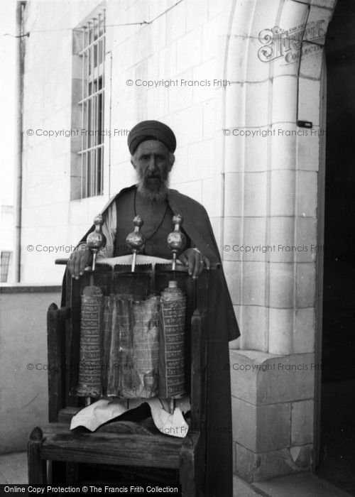 Photo of Nablus, The Samaritan Pentateuch 1965