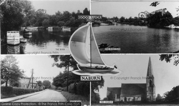 Photo of Naburn, Composite c.1960