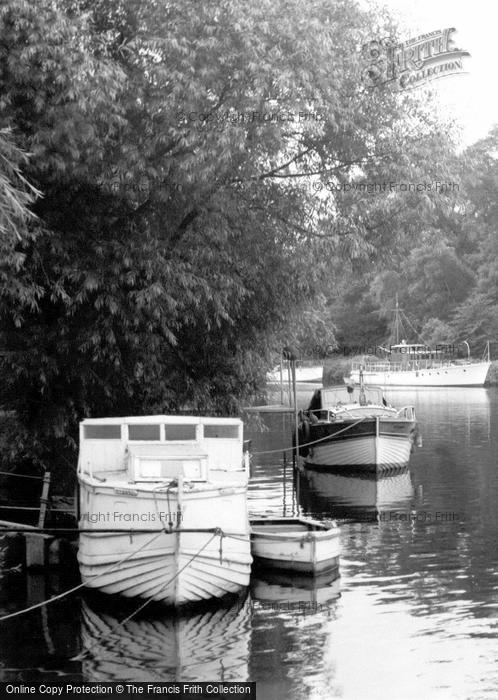 Photo of Naburn, Moored Boats c.1955