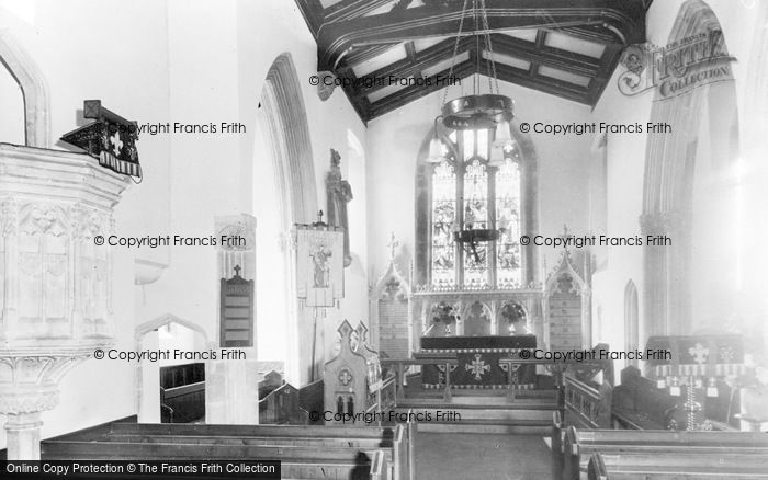 Photo of Nailsea, Holy Trinity Church Interior c.1965