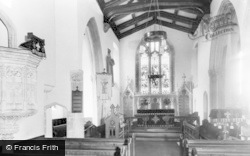 Holy Trinity Church Interior c.1965, Nailsea