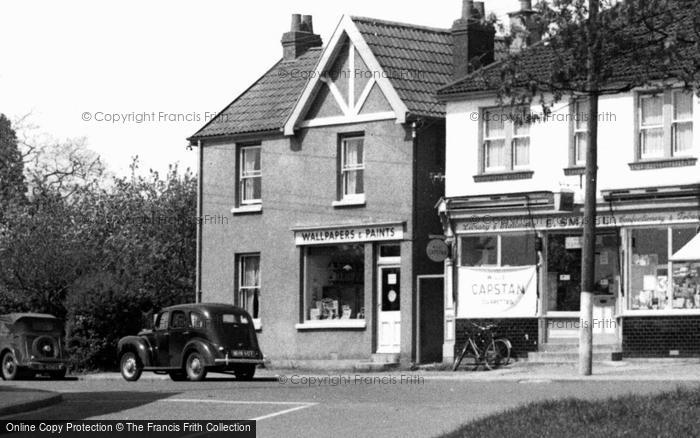 Photo of Nailsea, Shops On The Green c.1955