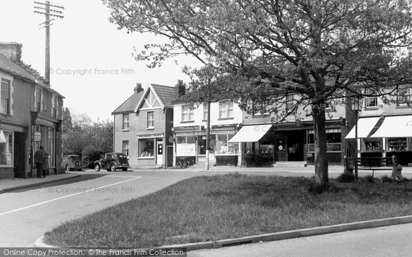 Photo of Nailsea, The Post Office And Green c.1955