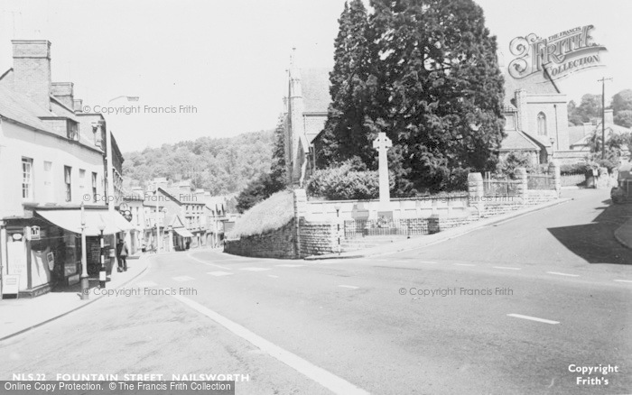 Photo of Nailsworth, Fountain Street c.1955