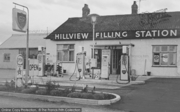 Photo of Nailsworth, Hillview Filling Station c.1960